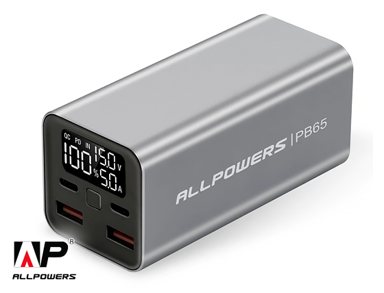 ALLPOWERS: PB65 Portable Power Bank 65W 16000mAh